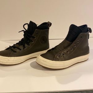 Converse Chuck Taylor II All Star Leather Boot Hi Sz M5.5 W7.5